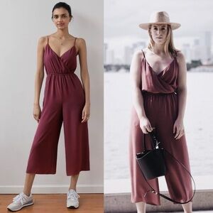 Aritzia Wilfred Jumpsuit Wide Leg Flowy
